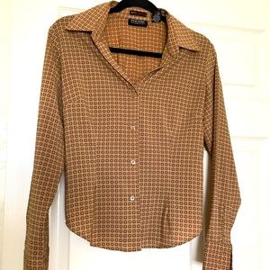 New York and company button up blouse.